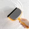 Soft Rubber Glass Wiper Scraper 2 In 1 Window Cleaning Sponge Brush Shower Squeegee Cleaner Bathroom Mirror Wiper Brush Cleaning Tools