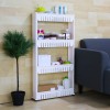 Adjustable Moving Slim Shelves Four Layers
