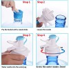 Water Dispenser Valve 55mm Non Threaded Crown Top Jug Gallon Water Bottle Cap Reusable Plastic Spigot Faucet – Includes Lid Dirt Protector
