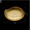 Set of 3 Leaf Wooden Dish Tray Decorative Jewelry Ring Holder Snacks Serving Tray Storage Organizer Necklace Earrings Bracelet Holder