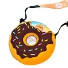 Portable Cartoon Creative Donut Water Bottle with Straw