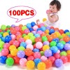 Multicolor 100Pcs Soft Plastic Tent Balls Set For Kids