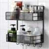 New Bathroom Organizer Shelf Towel Holder Bathroom Storage Rack