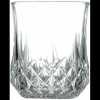 Pack of 6 Quality Transparent Crystal Diamond Glass Set