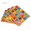 New Wooden ABC Puzzle Set For Kids Learning Educational Toy 3D Puzzle Board