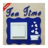 New Tea Time Blue Acrylic Switch Panel Art