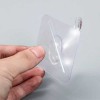 (Pack of 4) Transparent Self-Adhesive Double Hooks Hanger