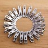 20 Pegs Stainless Steel Clothes Clips