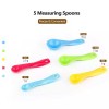 (Set of 5) Plastic Measuring Spoons