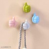 5 Pcs Thumbs Up Cable Organizer Clips, Cable Management Desktop Cord Holder, Plug Line & USB Charging Data Line Bobbin Winder
