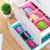 Adjustable 4pcs of Drawer Organizer Drawer Separator Underwear Socks Storage Organizer