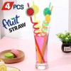 Fruity Straws Pack Of 4