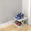 6 Layer Simple Shoe Rack Shoe Storage Organizer, Compact Shoe Shelf, Door Shoe Cabinets Bathroom Shelving Closet Organizer