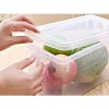 New Plastic Food Storage Bins With Lids For Fridge - Containers For Refrigerator Organization Stackable Freezer Organizer Fresh Keeper Container