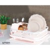 Limon Dish Drying Rack Dish Rack With Drainer, Utensil Holder, Anti Rust Dish Drainer For Kitchen Counter Top