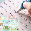 Magical Handwriting Children's  Workbooks With Reusable Writing Tool 4 BOOKS+10 REFILL