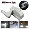 2pcs Auto Sensor Wardrobe LED Night Light Hinge Cabinet Cupboard Kitchen Door Lamp