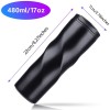 Spiral Shape Stainless Steel Thermal Mug vacuum flask 480ml