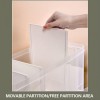 Kitchen Five Grid Rice Cereal Insect Wet Proof Dispenser Container With Measure Cup 15 Kg