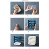 Wall Mounted Dish Organizer 6 Layers Kitchen Rack Fruit Vegetable Storage Wall Holder Hanging Shelves