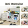 Creative Office Desk Pen Holder Desktop Stationery Supplies Organizer Rectangle Pen Organizer With Two Drawers