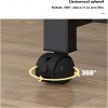 Clothes Rack With Shoe Shelf, Coat Display Stand With 4 Wheels For Bedroom Color Black