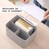 ECOCO Multi-Functional Desk Storage Box Remote Control Case Cosmetic Organizer Holder Suction Paper Tissue Box
