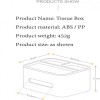 ECOCO Multi-Functional Desk Storage Box Remote Control Case Cosmetic Organizer Holder Suction Paper Tissue Box