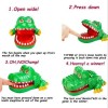Toy Crocodile Teeth Toys Game for Kids Large Crocodile Biting Finger Dentist Games Funny Alligator Teeth Toys