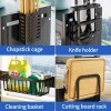 New Kitchen Storage Dish Rack With Cabinet
