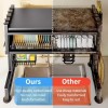 New Kitchen Storage Dish Rack With Cabinet