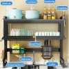 New Kitchen Storage Dish Rack With Cabinet