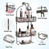 Shower Head Caddy Over Shower Head Stainless And Waterproof Shower Caddy Bathroom Storage No Drilling