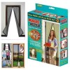 Magic Mesh Deluxe- Hands Free Magnetic Screen Door, Mesh Curtain Keeps Bugs Out,