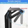 13-Inch Wide Platform Adjustable TV Top Shelf, Router And Home Decor TV Top Storage Bracket
