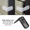 Multifunctional Children's Safety Lock Double Button Drawer Door