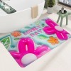 3D Flower Bathroom Rugs Non Slip Bath Mat, Quick-Drying Bathroom Mats Cute Extra Soft Absorbent