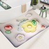 3D Flower Bathroom Rugs Non Slip Bath Mat, Quick-Drying Bathroom Mats Cute Extra Soft Absorbent