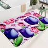 3D Flower Bathroom Rugs Non Slip Bath Mat, Quick-Drying Bathroom Mats Cute Extra Soft Absorbent