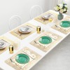 Set Of 6 (Golden) Kitchen Table Mat For Dining Table Non-Slip Washable Heat Resistant