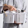 New Three Compartment Storage Basket With Handle