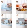 New Dust-Proof Dry Fruit Tray, Candy Snack Box With Rotary Phone Holder