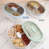 New Dust-Proof Dry Fruit Tray, Candy Snack Box With Rotary Phone Holder