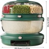 New Rotatable Rice Dispenser Container, Household Grain Dispenser