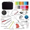 DIY 98pcs Sewing Kit, Portable Sewing Kit Box Sewing Supplies Accessories With 24Pcs Thread Spools, Scissors, Thread Needles ,Tape Measure