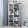 Foldable Space-Saving Storage Book Shelf Organizer Rack For Study Room, Office Library