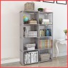 Foldable Space-Saving Storage Book Shelf Organizer Rack For Study Room, Office Library