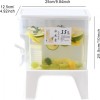New Plastic Cool Drinks Water Bucket With Faucet, 3.5L Large Capacity With Stand 1pc