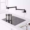 Pot Filler Kitchen Faucet Double-Handle Wall Mount