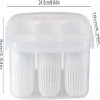 Food Box 6 Pcs Detachable Drain Basket Fridge Food Storage Container With Lid, Airtight Refrigerator